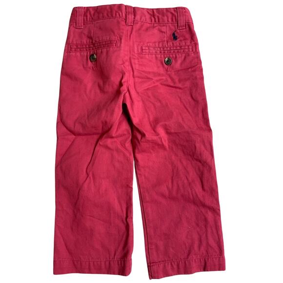 Polo Ralph Lauren red pants 2T - Picture 3 of 3
